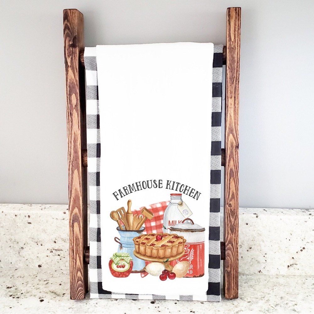 Handcrafted sublimation kitchen towel